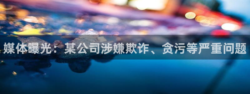 媒体曝光：某公司涉嫌欺诈、贪污等严重问题